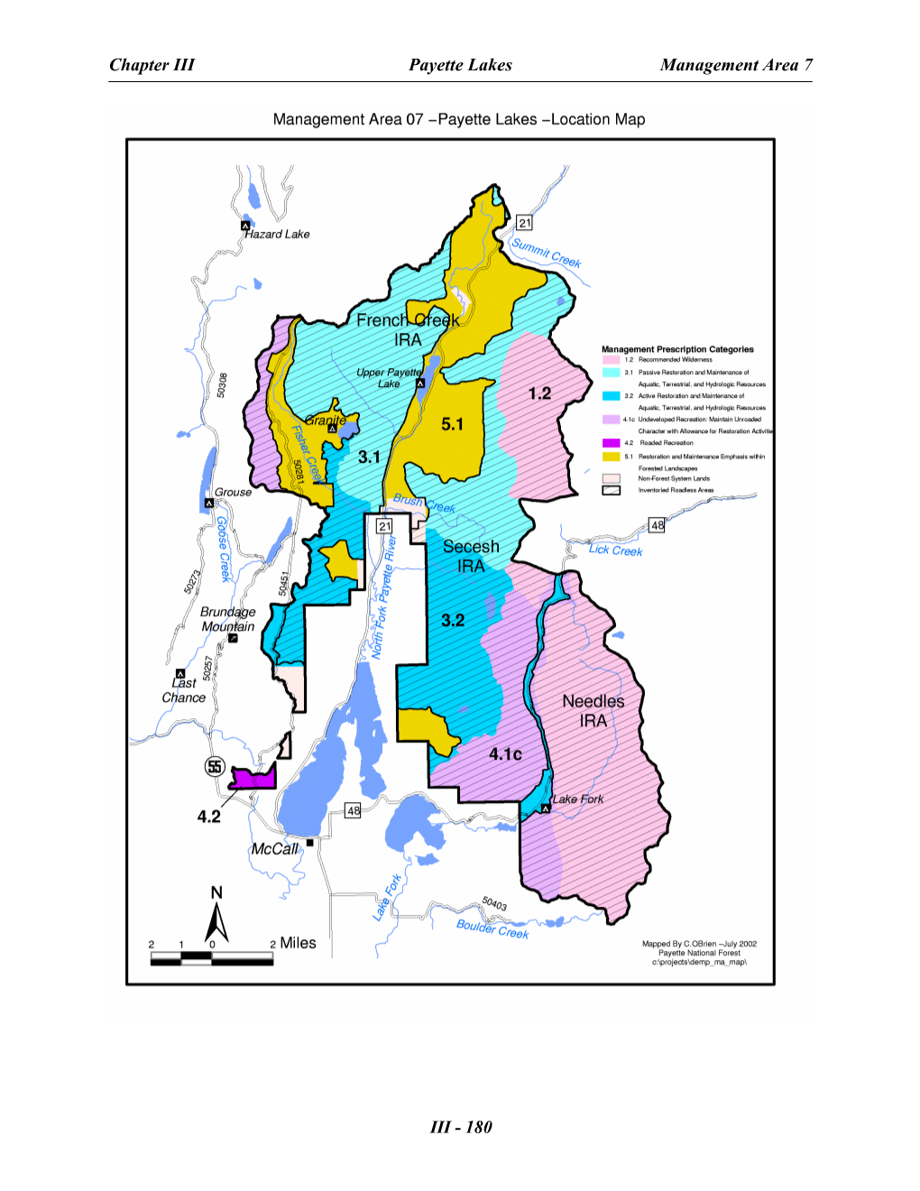 Chapter III Payette Lakes Management Area 7