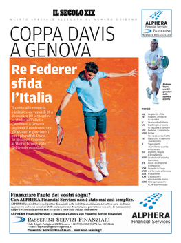 Re Federer Sfida L'italia
