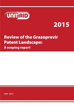 Review of the Grazoprevir Patent Landscape: a Scoping Report