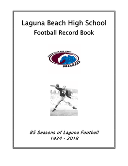 2019 Laguna Football Record Book