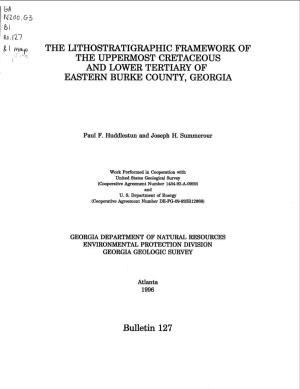 B-127 Lithostratigraphic Framework Of