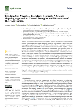 Trends in Soil Microbial Inoculants Research: a Science Mapping Approach to Unravel Strengths and Weaknesses of Their Application