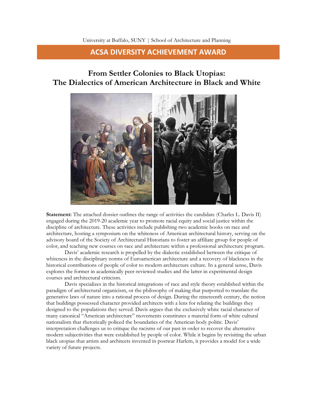 From Settler Colonies to Black Utopias: the Dialectics of American Architecture in Black and White