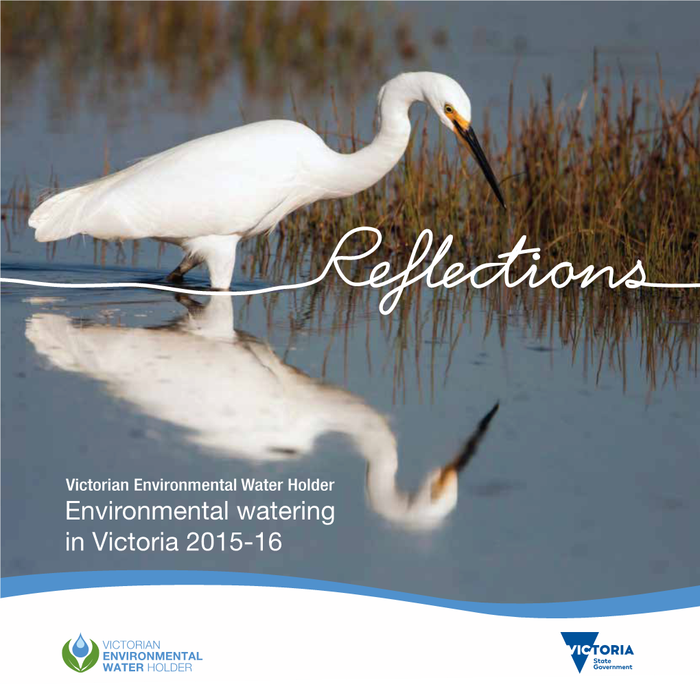 Environmental Watering in Victoria 2015-16