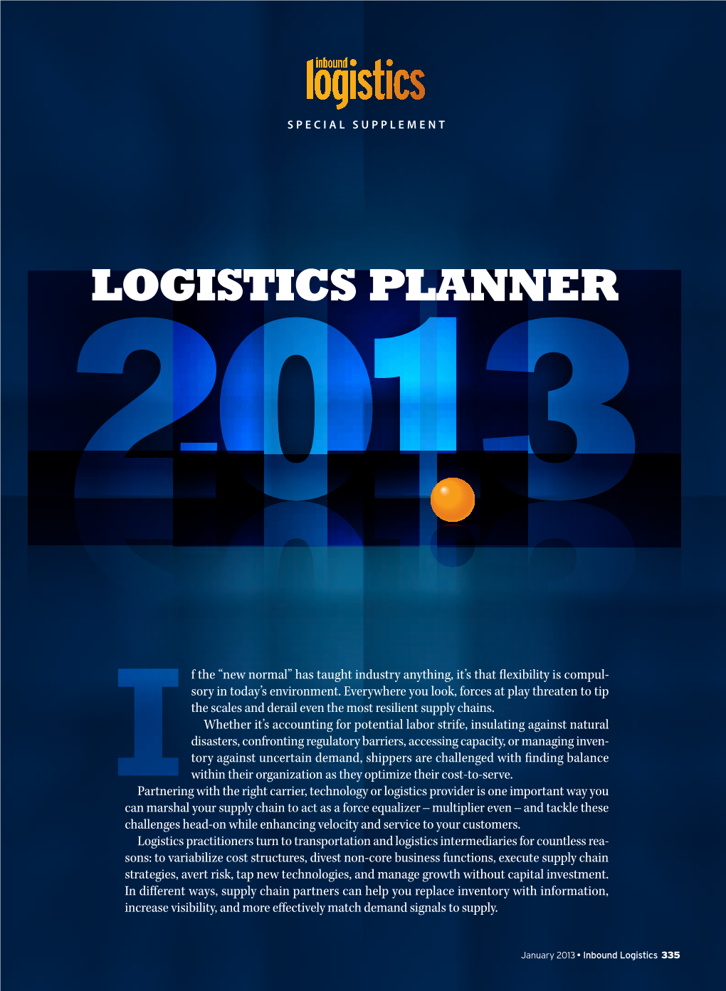 2013 Logistics Planner | Digital Edition