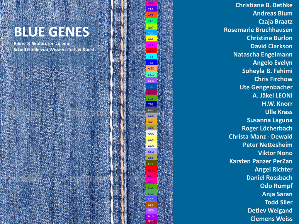 BLUE GENES AAT Christine Burlon