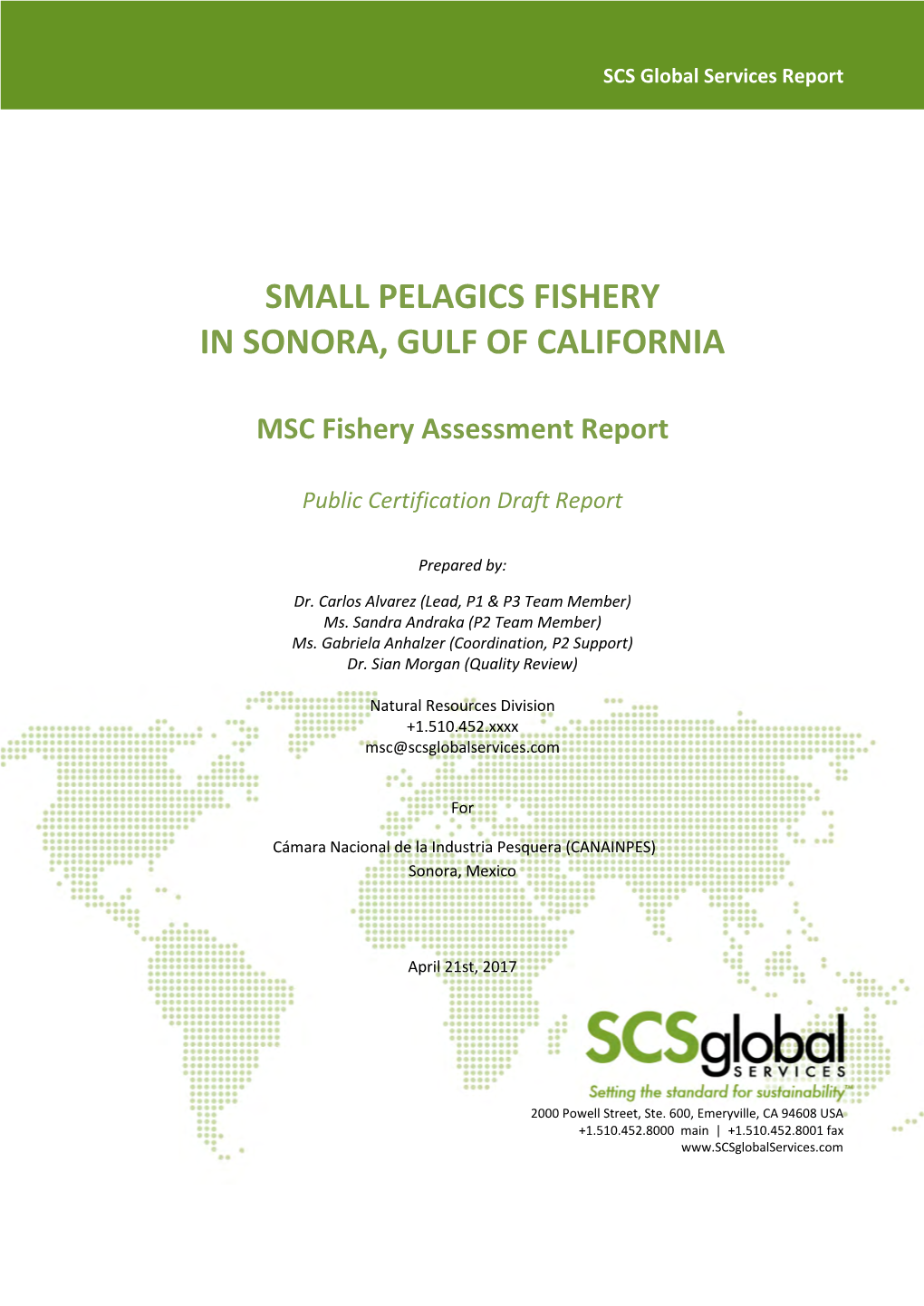 Small Pelagics Fishery in Sonora, Gulf of California