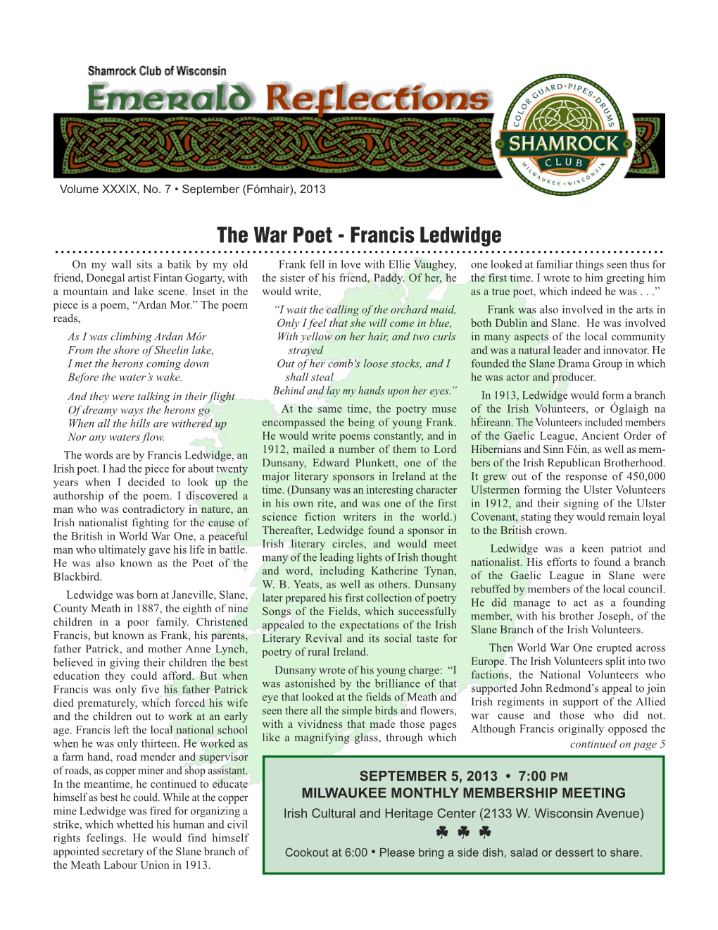 The War Poet - Francis Ledwidge