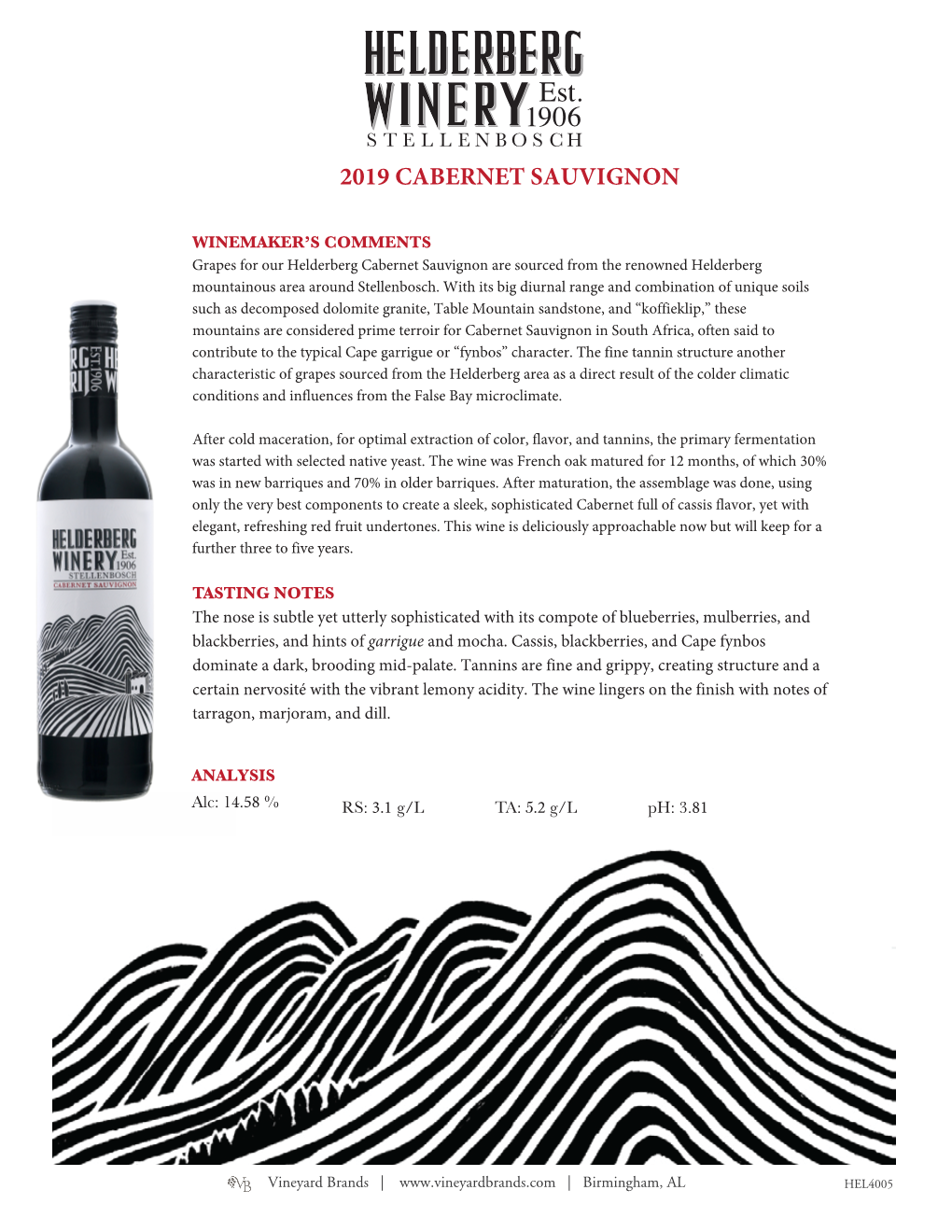 2019 Cabernet Sauvignon