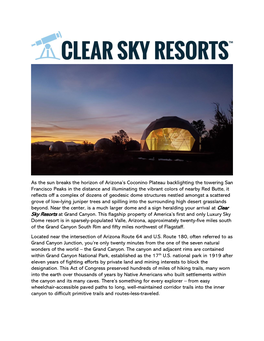 Clear Sky Resorts 2021
