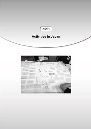 Activities in Japan 1 Activities in Japan