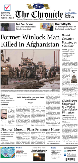 Former Winlock Man Killed in Afghanistan