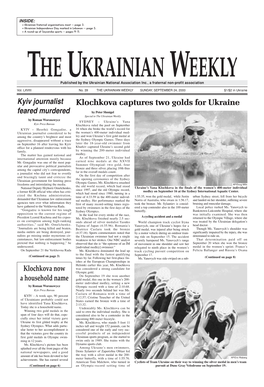 The Ukrainian Weekly 2000, No.39