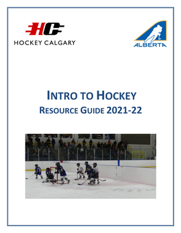 Intro to Hockey Resource Guide 2021-22