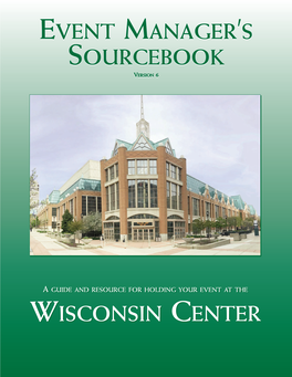 Event Manager's Sourcebook Wisconsin Center Event