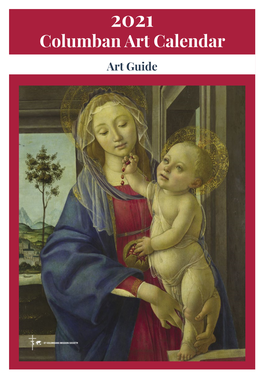 Columban Art Calendar Art Guide Front Cover