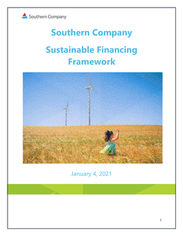 Southern Company Sustainable Financing Framework