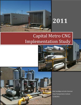 Capital Metro CNG Implementation Study