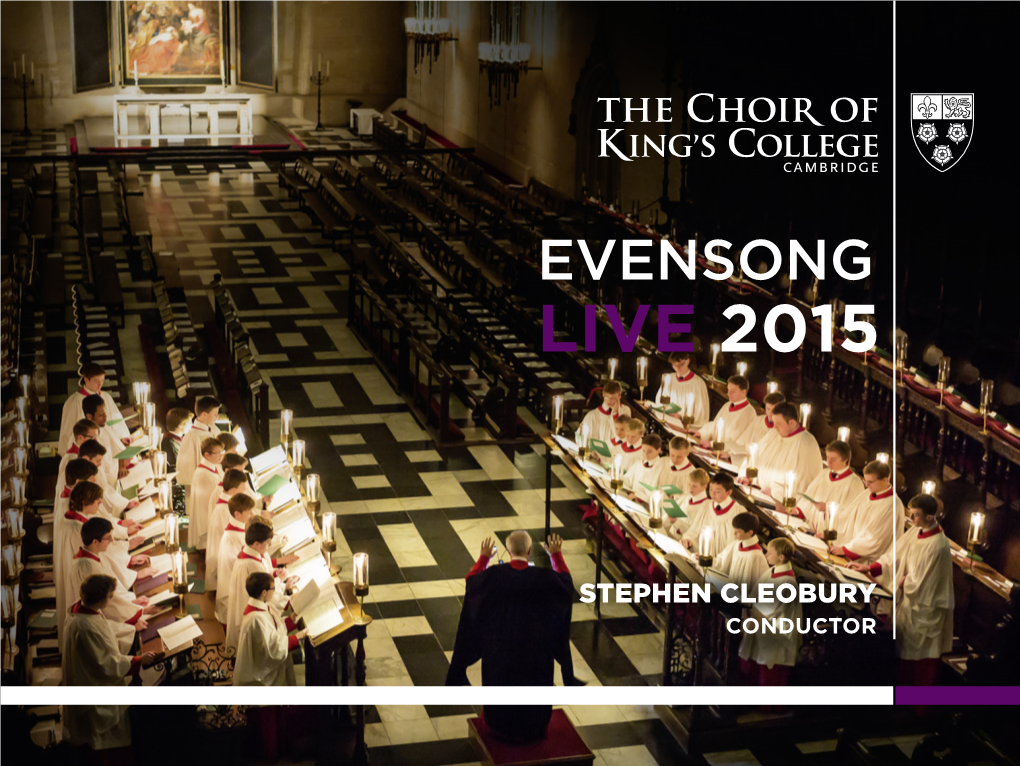 Evensong Live 2015