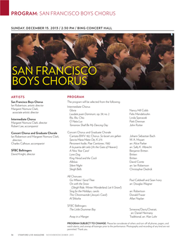 San Francisco Boys Chorus