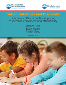 Tuition Initiatives and Discounts