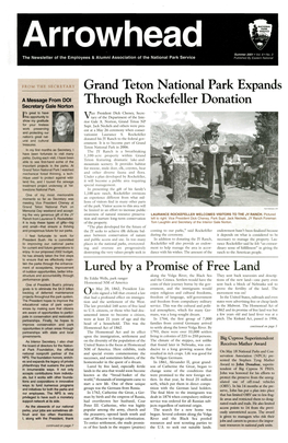 Grand Teton National Park Expands Through Rockefeller Donation