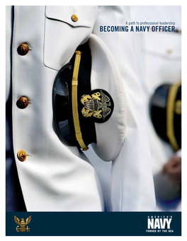 BECOMING a NAVY OFFICER Officer Types