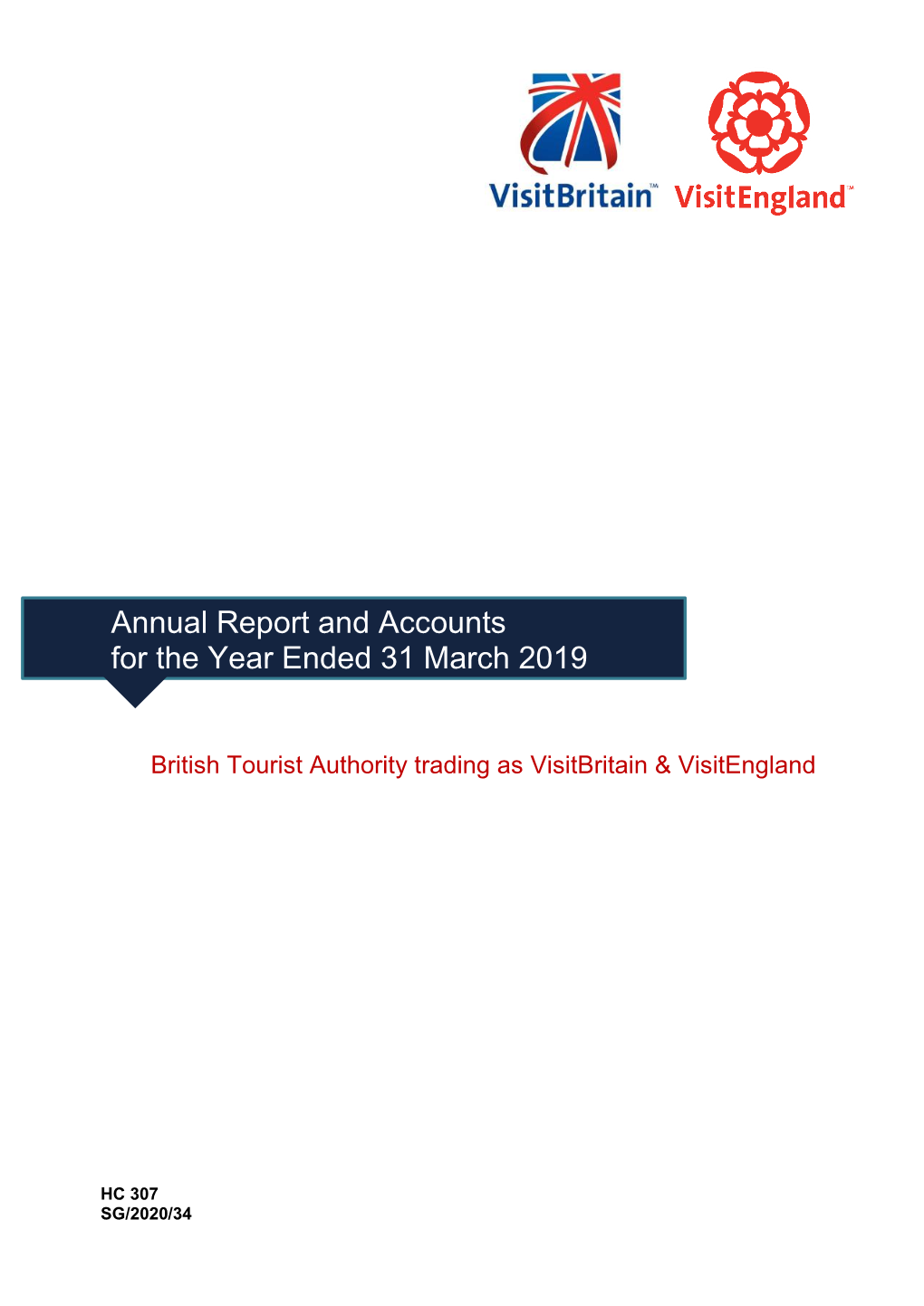 Annual Report and Accounts for the Year Ended 31 March 2019