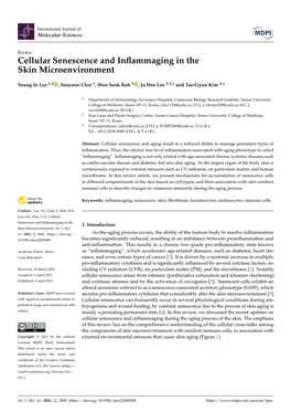 Cellular Senescence and Inflammaging in the Skin Microenvironment