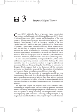 Property Rights Theory