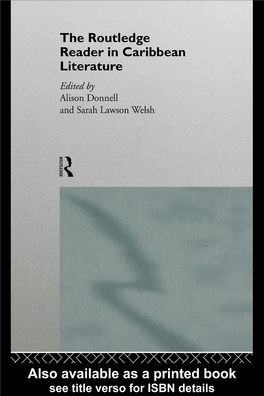 The Routledge Reader In: Caribbean Literature