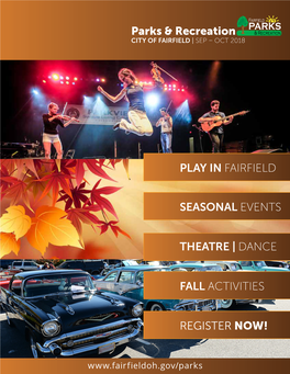 Play in Fairfield Seasonal Events Theatre | Dance Fall