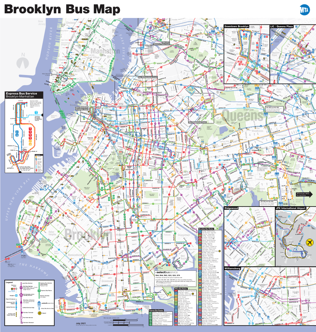 Brooklyn Bus Map