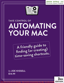 Take Control of Automating Your Mac (3.0) SAMPLE