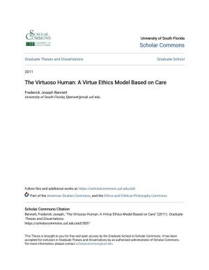A Virtue Ethics Model Based on Care