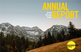 Read the 2018 Sundance Institute Annual Report