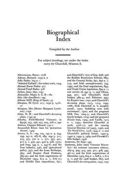 Biographical Index