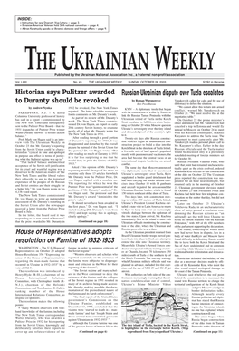 The Ukrainian Weekly 2003, No.43