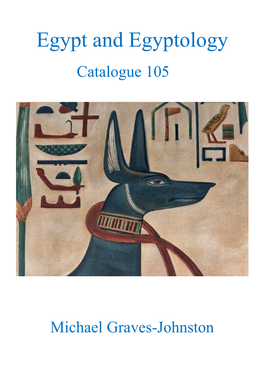 Egypt Catalogue