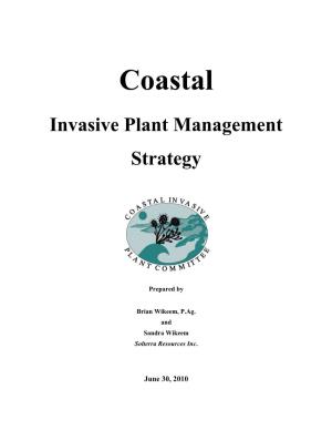 Coastal Invasive Plant Management Strategy ______