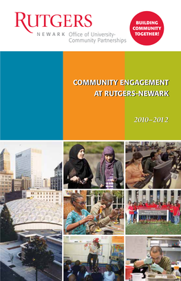 Community Engagement at Rutgers-Newark 2010–2012