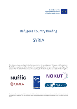 Refugees Country Briefing