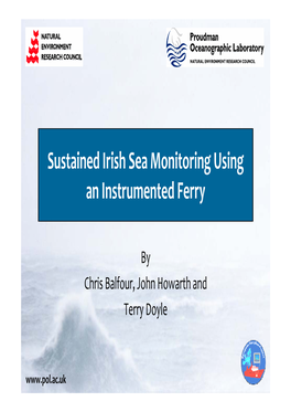 Sustained Irish Sea Monitoring Using an Instrumented Ferry
