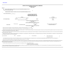 Nortonlifelock Inc. (Exact Name of Registrant As Specified in Its Charter)