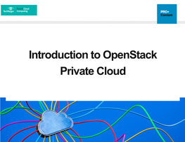 Introduction to Openstack Private Cloud