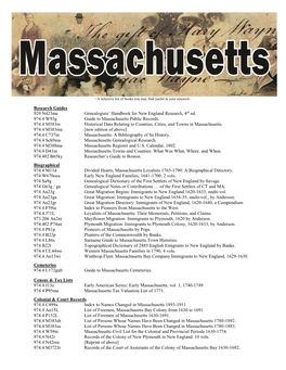 Massachusetts Public Records