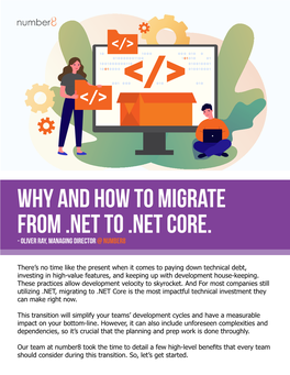 Why and How to Migrate from .NET to .NET Core. - Oliver Ray, Managing Director @ Number8