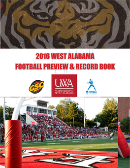 2016 West Alabama Football Preview &Record Book