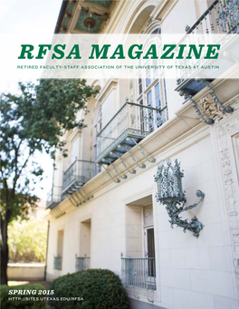 Rfsa Magazine Spring 2015