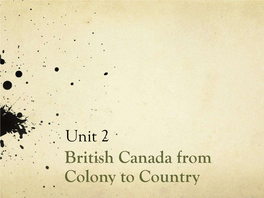 British Canada From